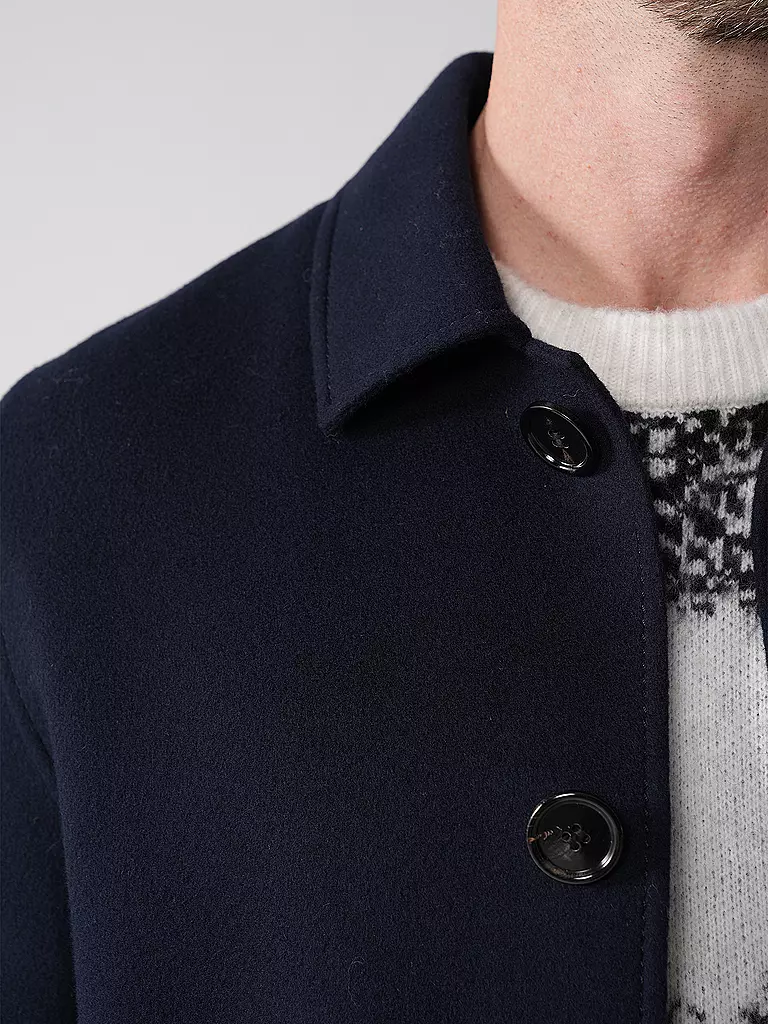 AMI PARIS | Wolljacke | Azul oscuro