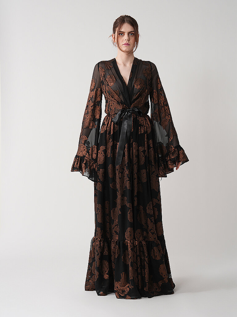 Anelia Peschev Vestido de noche negro
