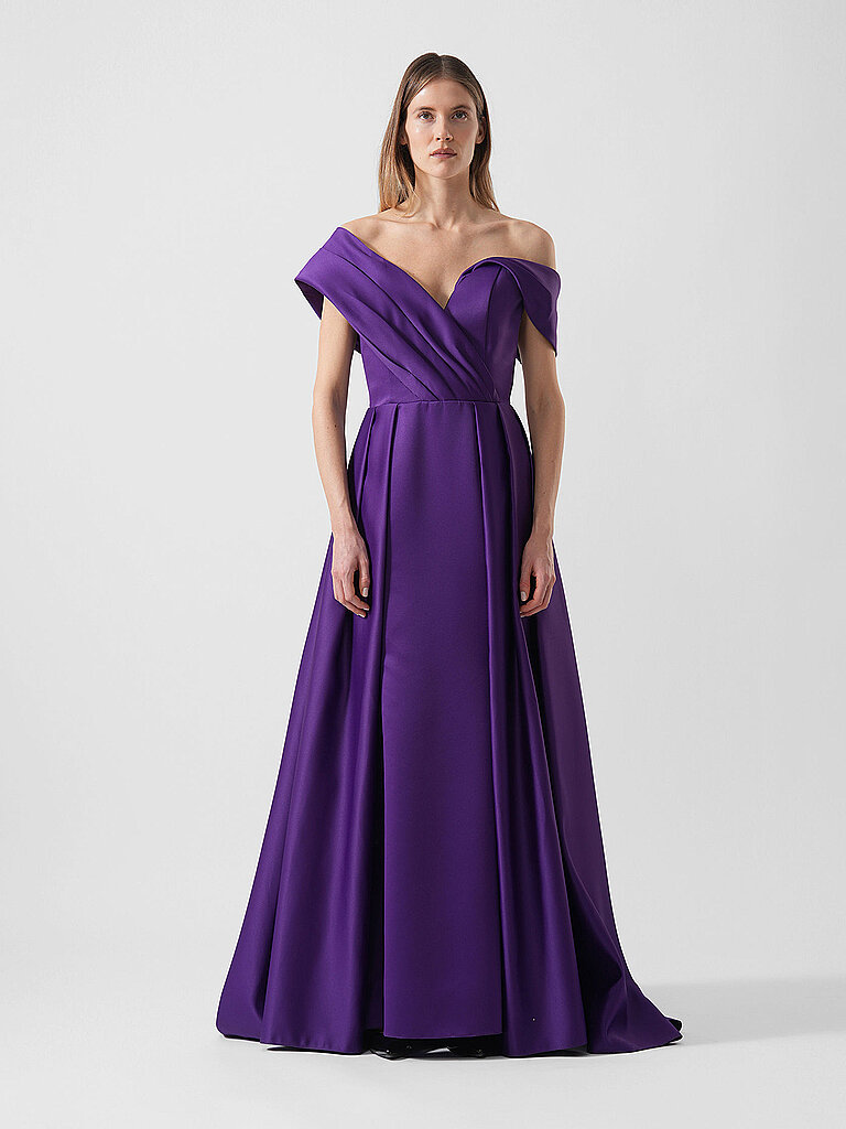 Anelia Peschev Vestido de noche PLUM morado
