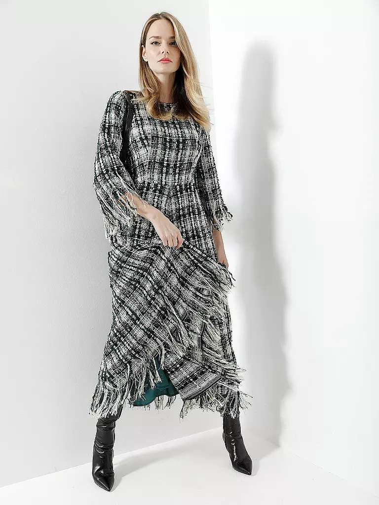 ANELIA PESCHEV | Abendkleid CARO FRINGE | Verde