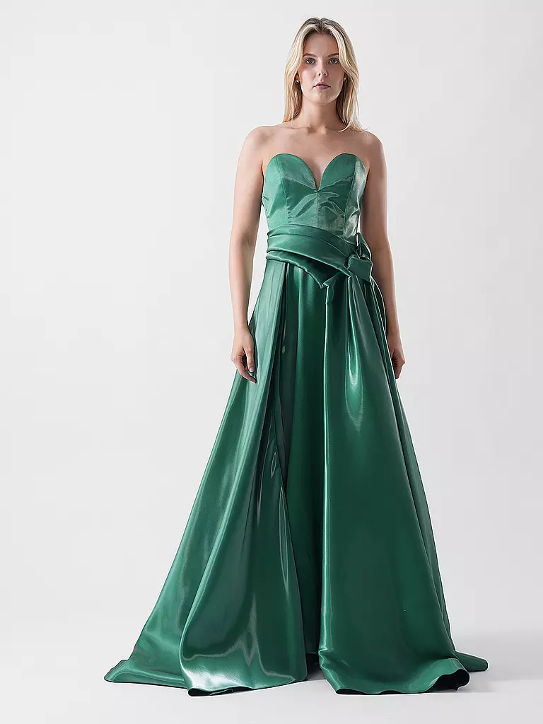 ANELIA PESCHEV | Vestido de noche DIANA | Petróleo
