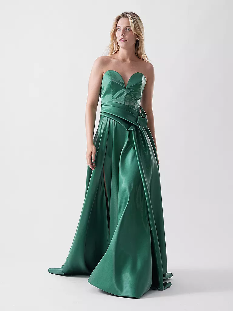 ANELIA PESCHEV | Vestido de noche DIANA | Petróleo