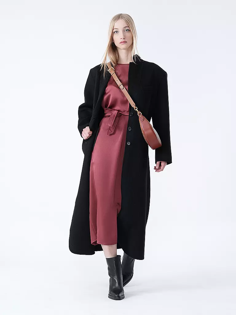 ANINE BING | Abrigo de lana QUINN | Negro