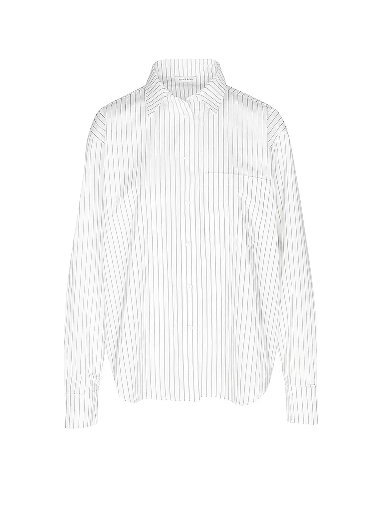 ANINE BING | Bluse BRAXTON  | Blanco