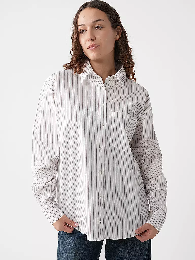 ANINE BING | Bluse BRAXTON  | Blanco