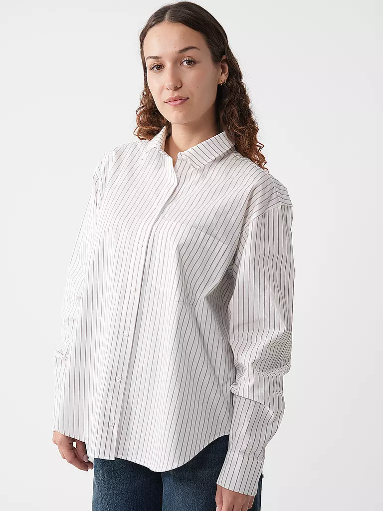 ANINE BING | Bluse BRAXTON  | Blanco