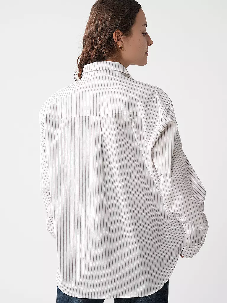 ANINE BING | Bluse BRAXTON  | Blanco