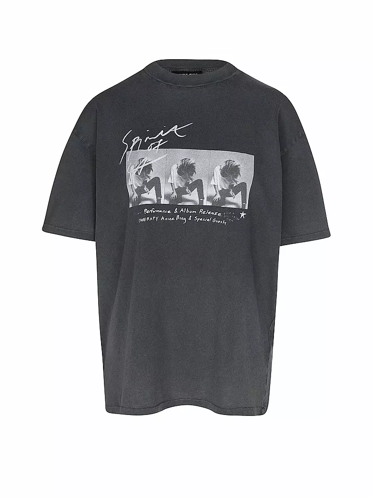 ANINE BING | Camiseta ASHTON | Negro
