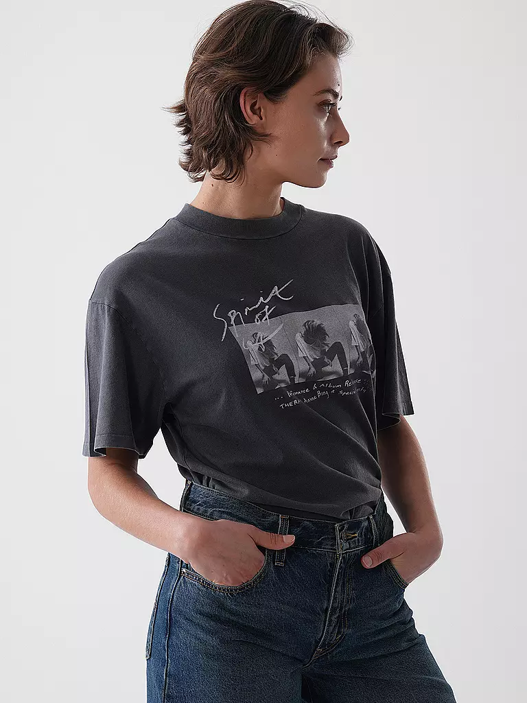 ANINE BING | Camiseta ASHTON | Negro