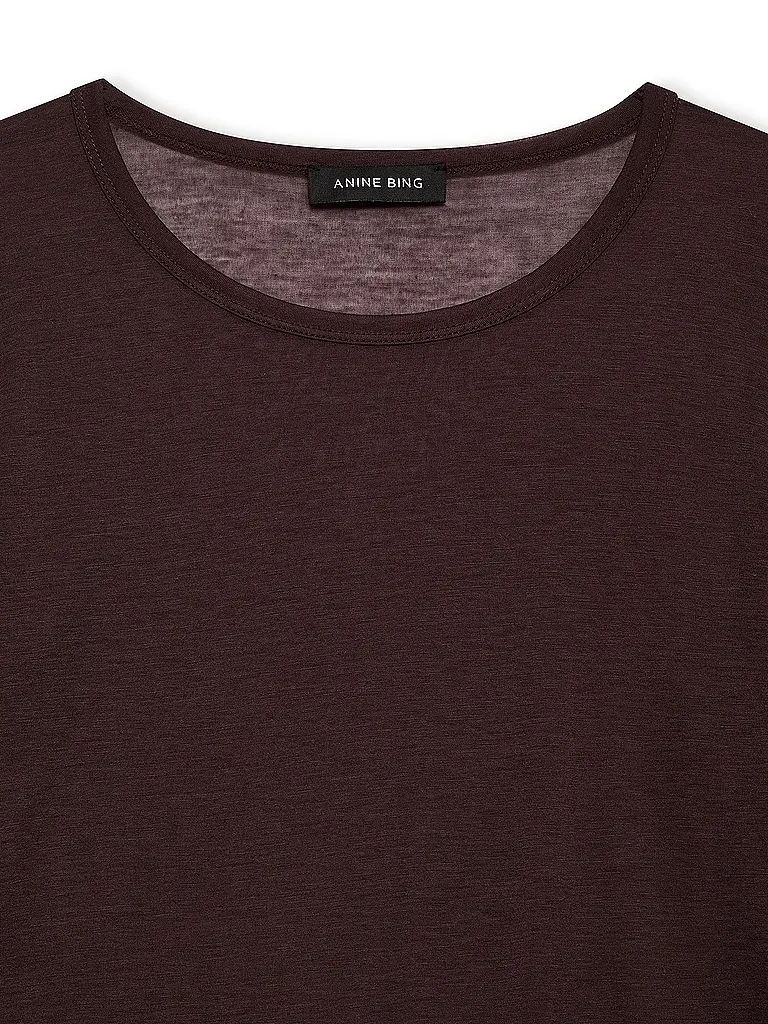 ANINE BING | Camiseta de manga larga SYLVIE | Marrón