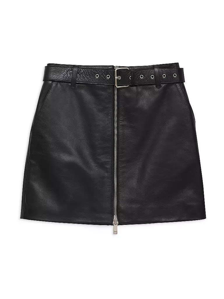 ANINE BING | Falda de cuero ANA | Negro