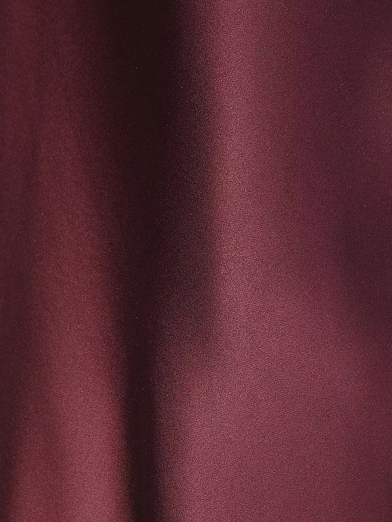 ANINE BING | Falda de seda BAR | Rojo oscuro