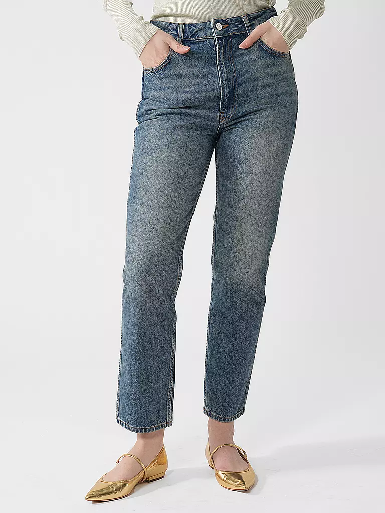 ANINE BING | Jeans Straight Fit  | Azul oscuro