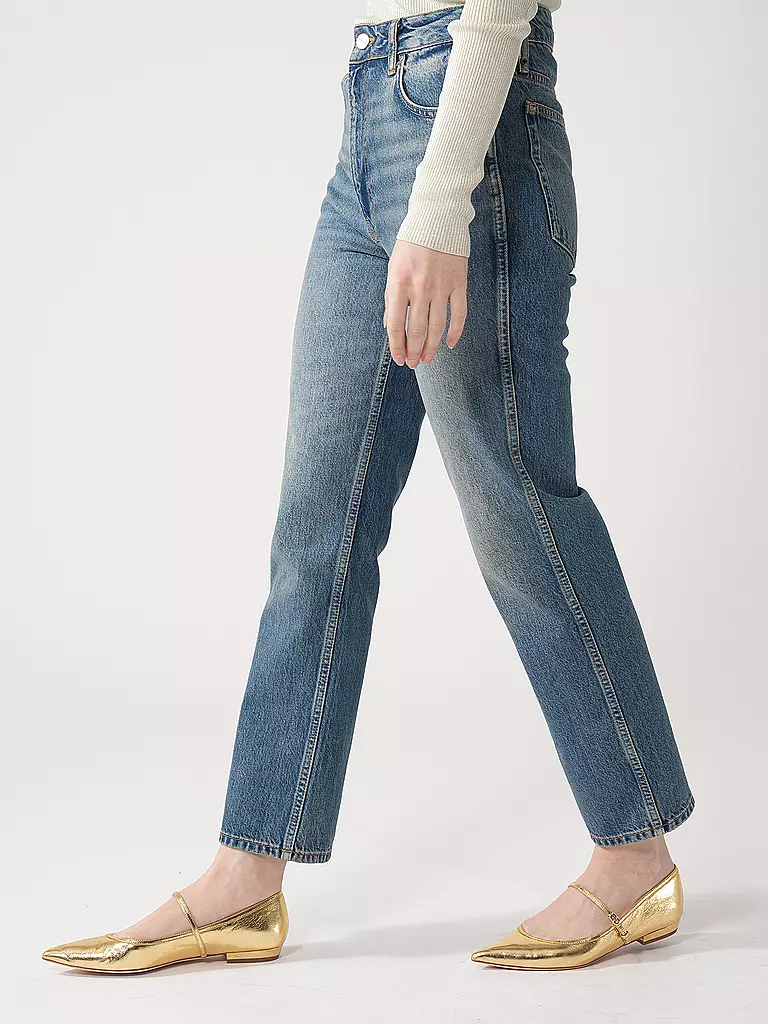 ANINE BING | Jeans Straight Fit  | Azul oscuro