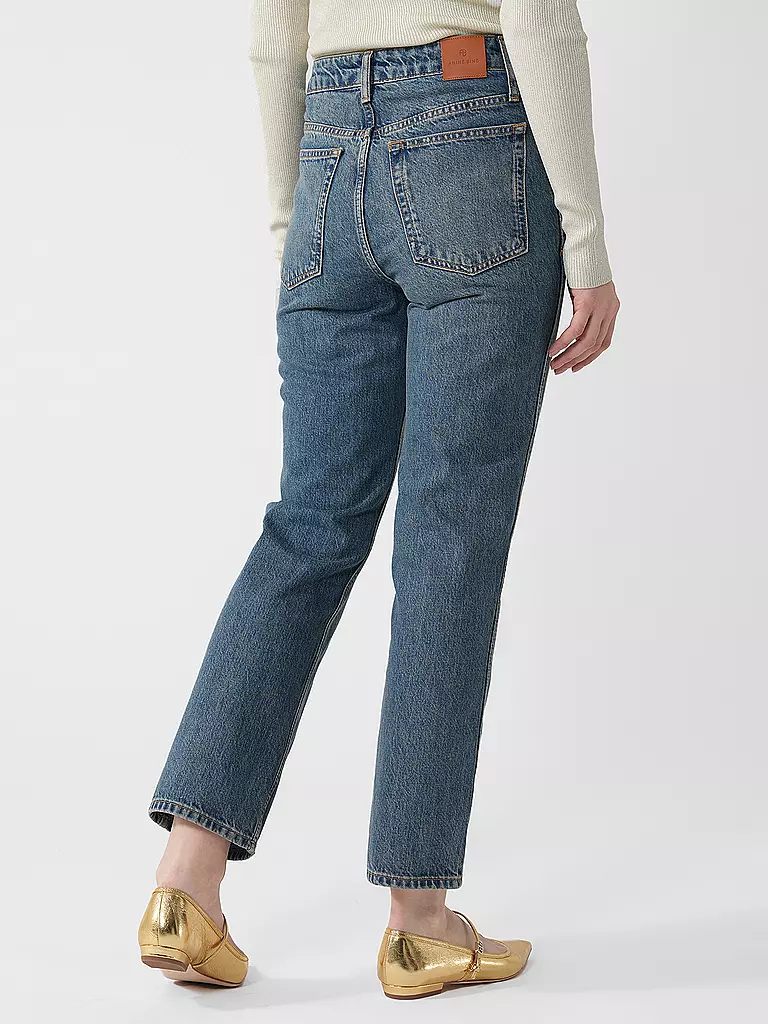 ANINE BING | Jeans Straight Fit  | Azul oscuro