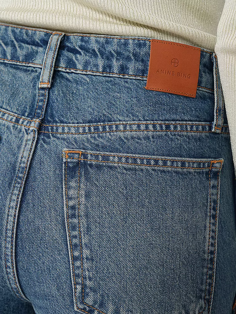 ANINE BING | Jeans Straight Fit  | Azul oscuro