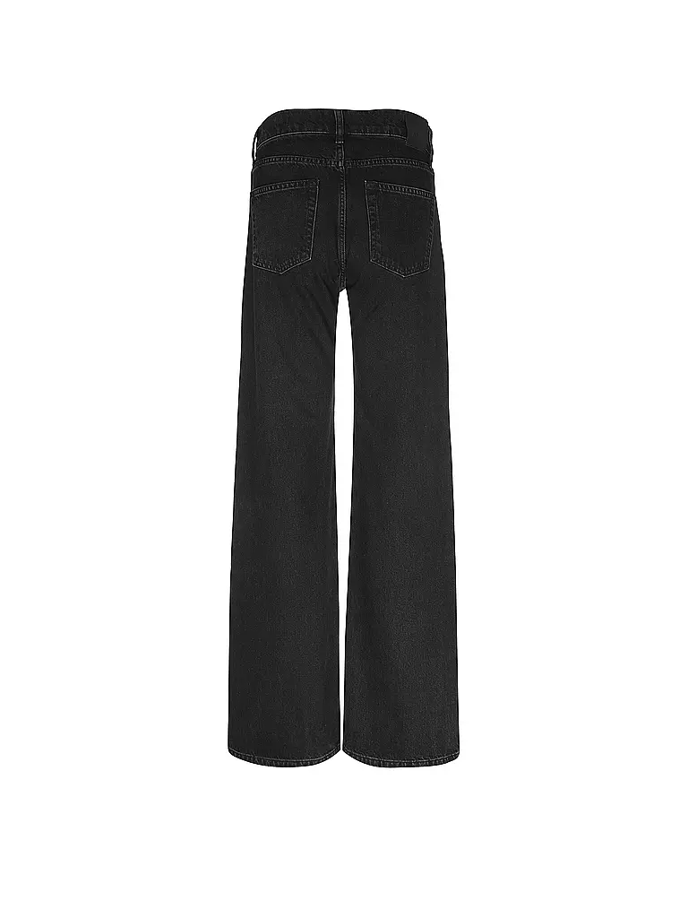 ANINE BING | Jeans Wide Leg HUGH | Negro