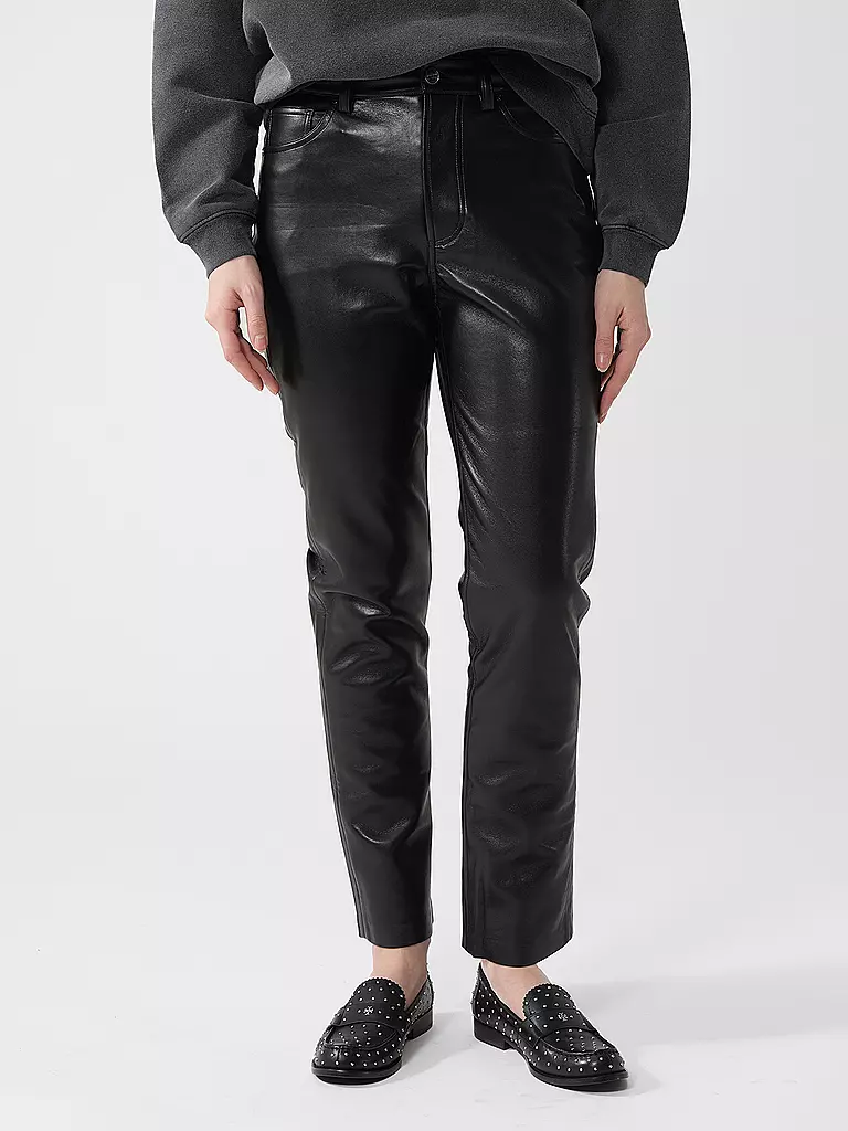 ANINE BING | Lederhose BRUNO | Negro