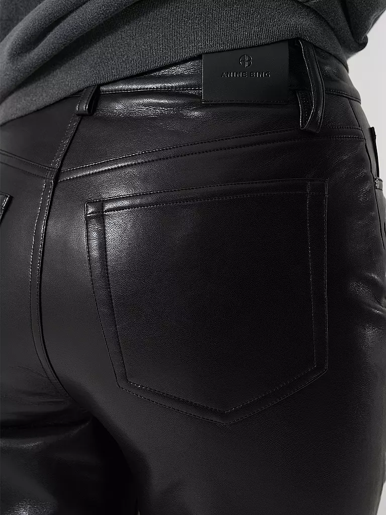 ANINE BING | Lederhose BRUNO | Negro