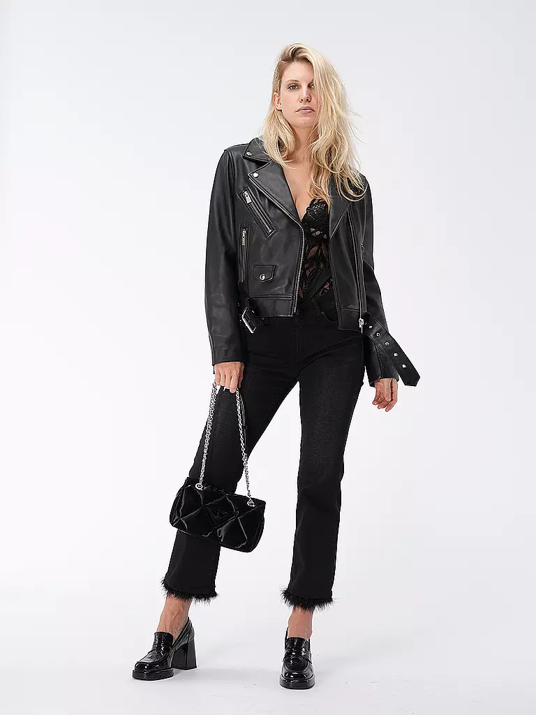 ANINE BING | Lederjacke | Negro