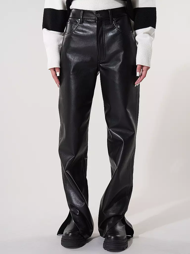 ANINE BING | Pantalón efecto cuero ROY PANT | 
