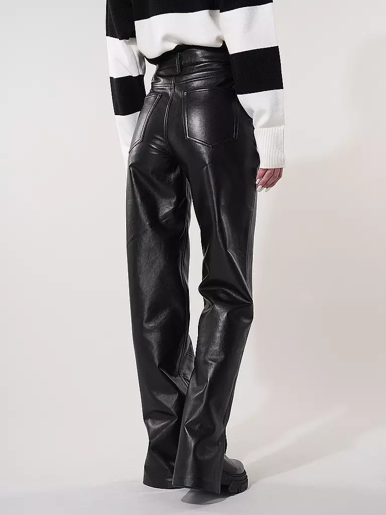 ANINE BING | Pantalón efecto cuero ROY PANT | 