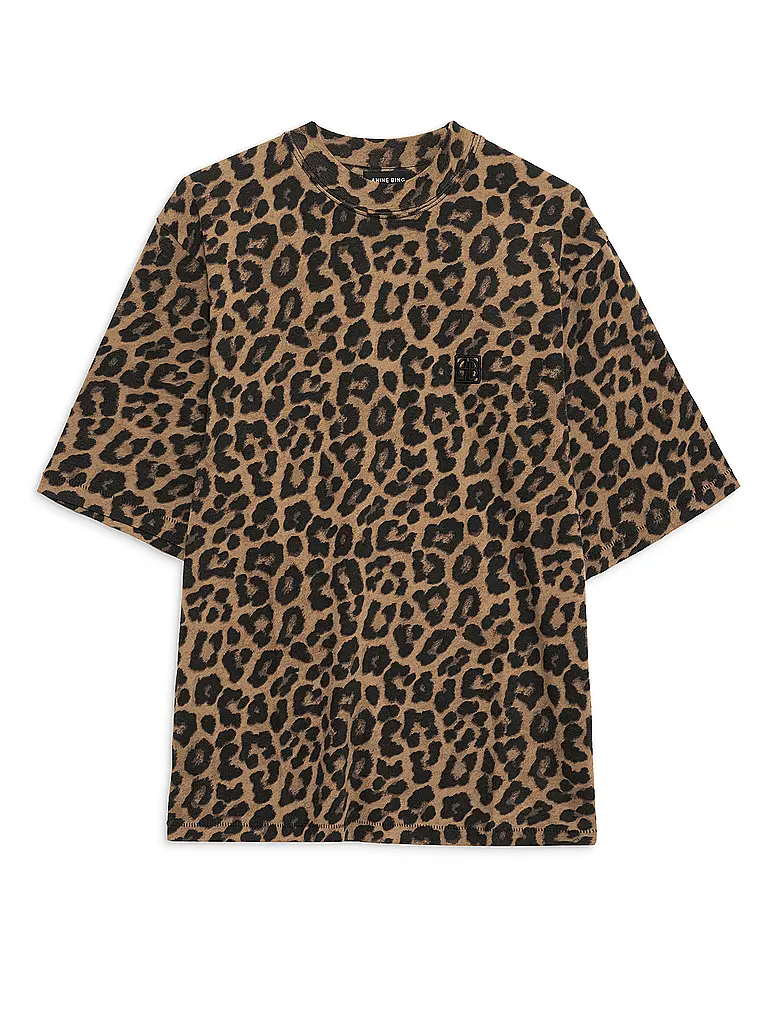 ANINE BING | T-Shirt
Marca: ANINE BING
Color: negro
Categorías: Moda,Mujer

Largo de manga: Manga corta
Escote: Cuello redondo
Material: Jersey,Algodón
Estampado: Estampado completo,Animal
Corte (Prenda superior): Regular
Estilo: Pure | Negro