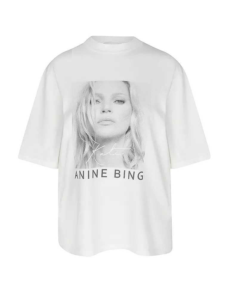 ANINE BING | T-Shirt AVI TEE KATE MOSS | Blanco