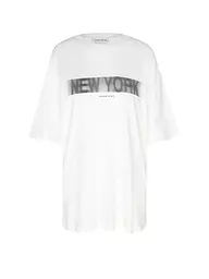 ANINE BING | T-Shirt CASON TEE BLUR | Blanco