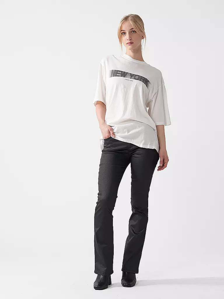 ANINE BING | T-Shirt CASON TEE BLUR | Blanco