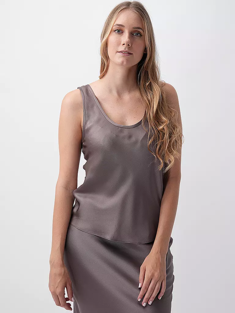 ANINE BING | Top de seda LEA | 