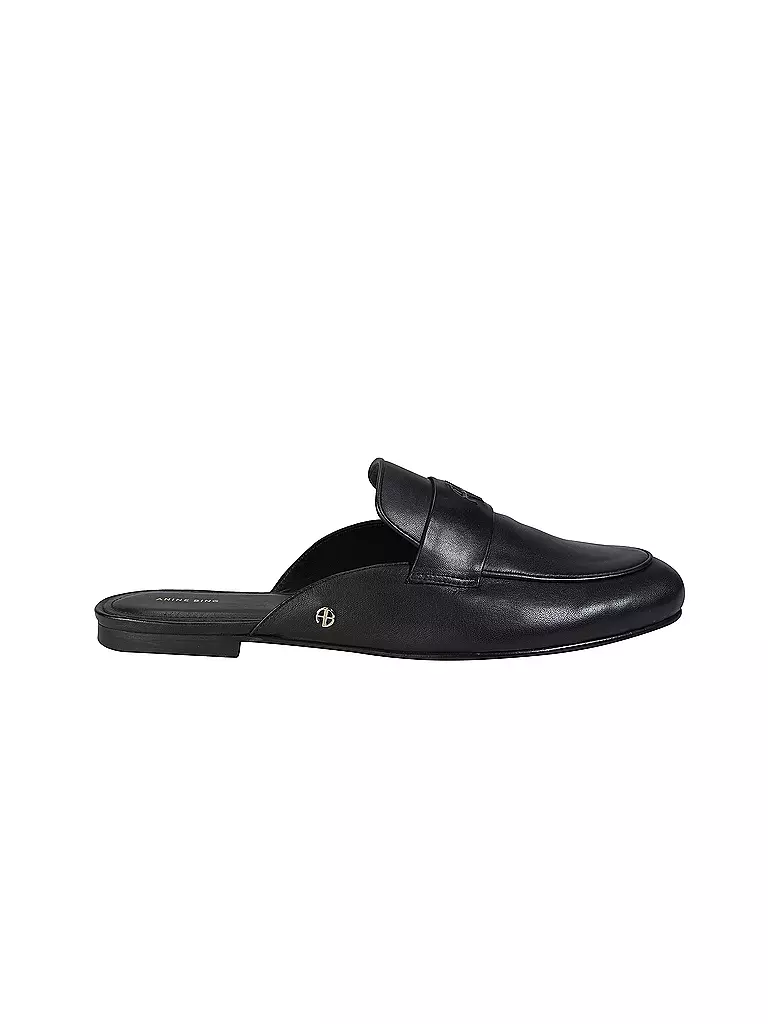 ANINE BING | Zapatos de cuero - Slip Ons CORRINE MULES | Negro
