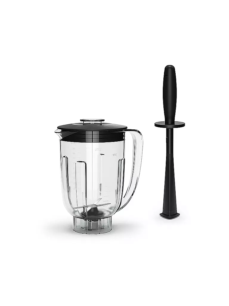 ANKARSRUM | Vaso mezclador y mazo 1,3 l Tritan | Transparente