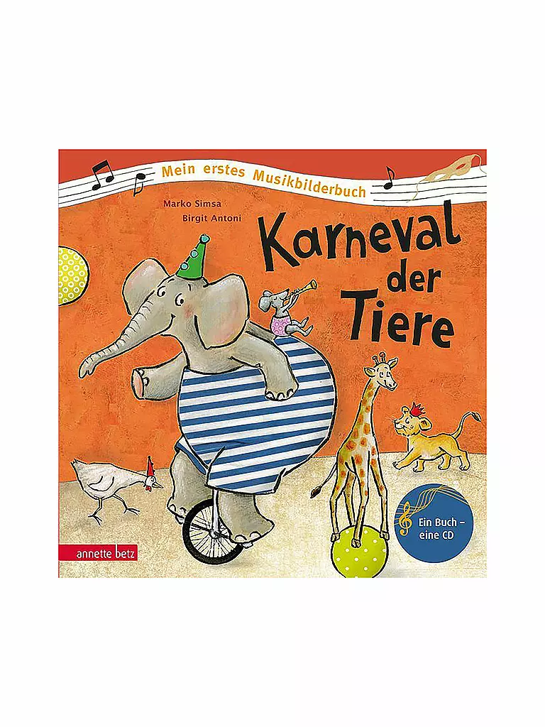 ANNETTE BETZ VERLAG | Libro - El carnaval de los animales con CD de audio | Sin color