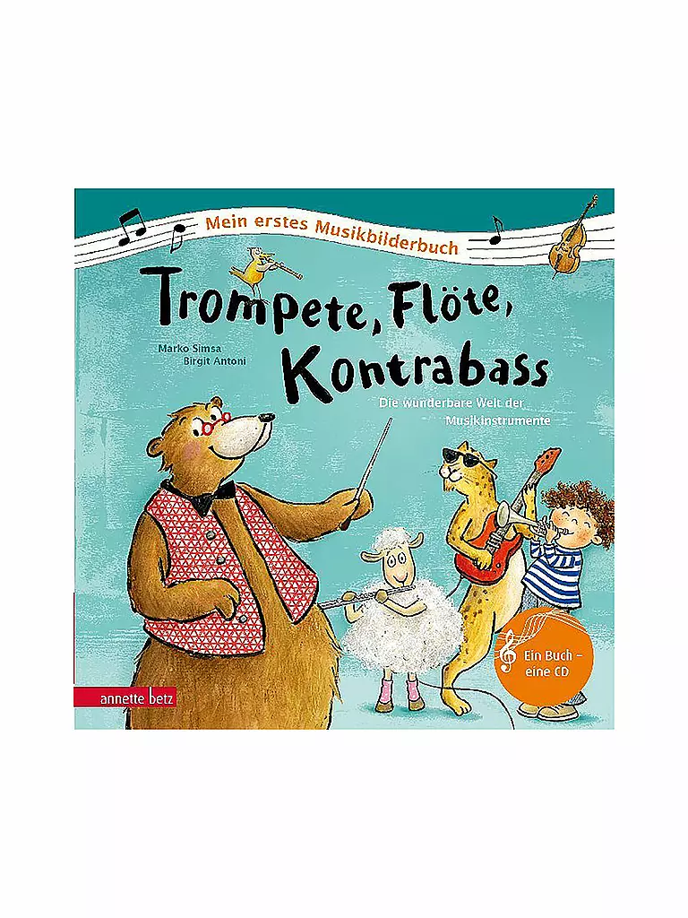 ANNETTE BETZ VERLAG | Libro - Trompeta, Flauta, Contrabajo con CD de Audio | Sin color