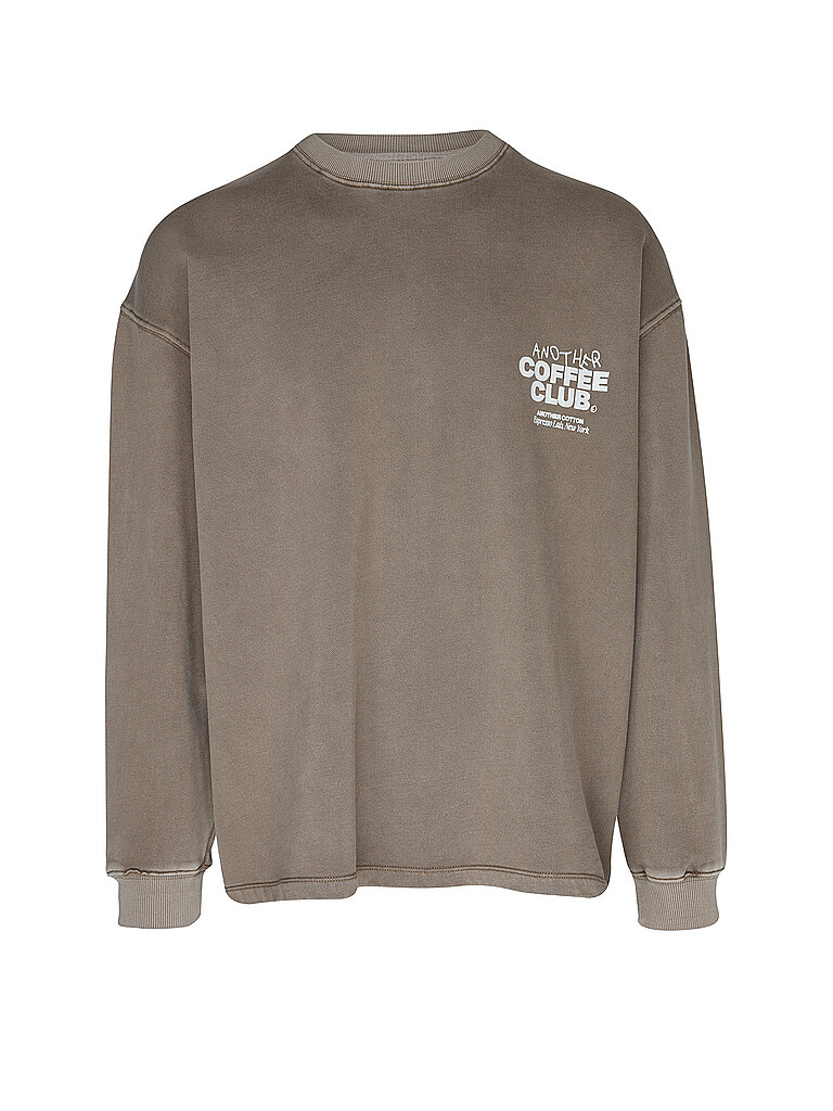 Another Cotton Lab Sudadera COFFEE CLUB marrón