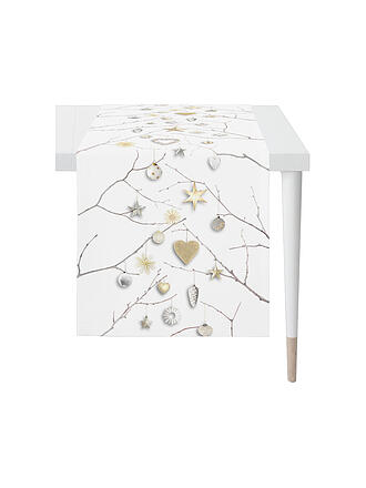 APELT | Camino de mesa navideño 140x46cm SEASON Blanco