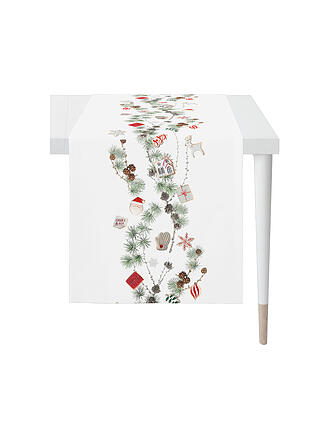APELT | Camino de mesa navideño 140x46cm SEASON Blanco