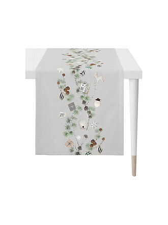 APELT | Camino de mesa navideño 140x46cm SEASON Blanco