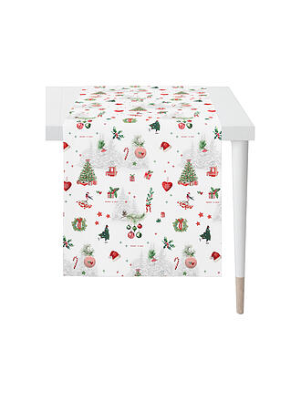 APELT | Camino de mesa navideño 140x48cm SEASON Blanco