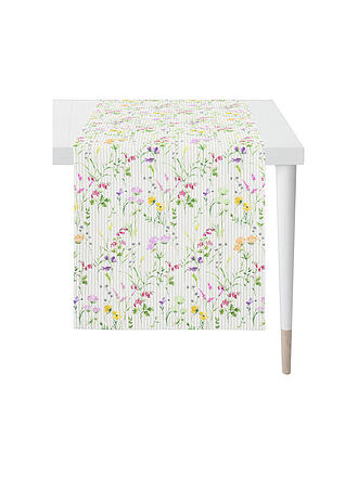 APELT | Camino de mesa SEASON 140x48cm Blanco/Flores