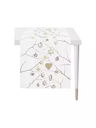 APELT | Camino de mesa navideño 140x46cm SEASON Blanco | Blanco