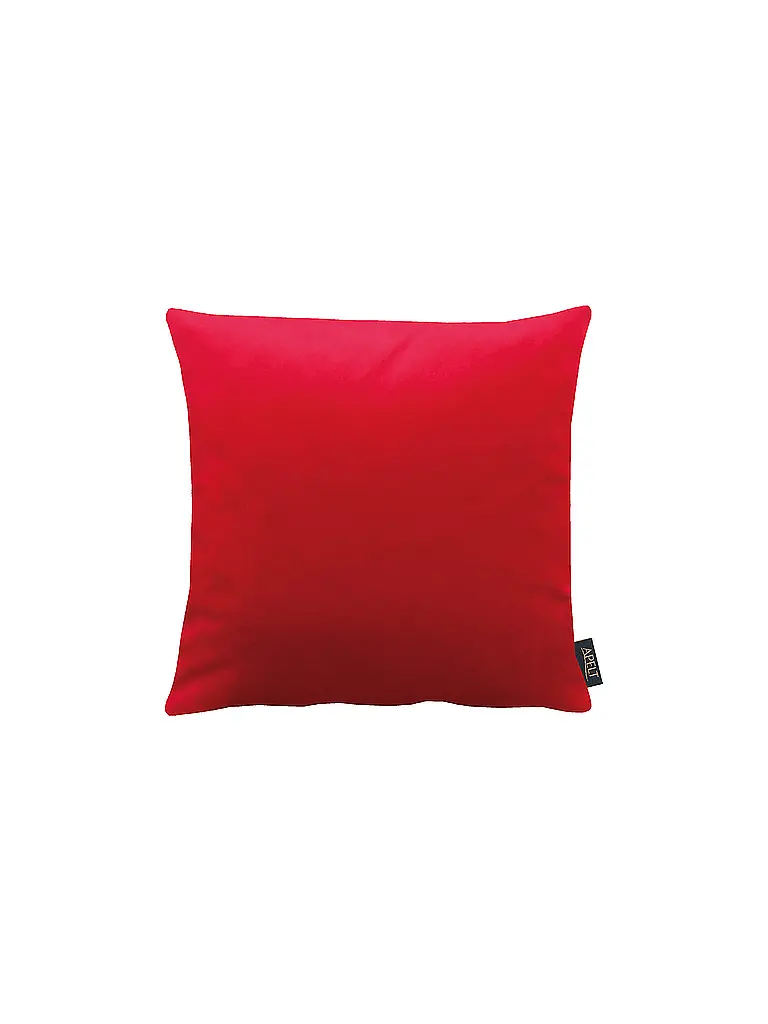 APELT | Funda de cojín de terciopelo 46x46cm SOFTSTYLE Rojo | Rojo