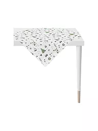 APELT | Manta de Navidad para mesa auxiliar 88x88cm SEASON Blanco | Blanco