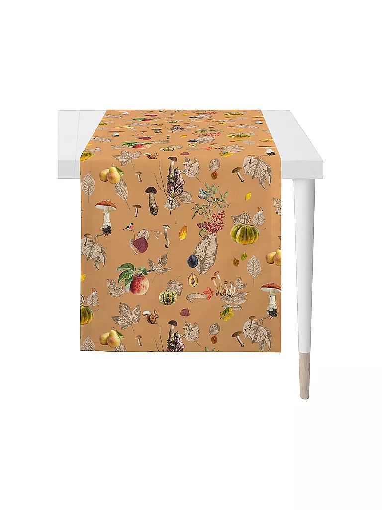 APELT | Tischläufer 140x48cm SEASON Apricot | Naranja