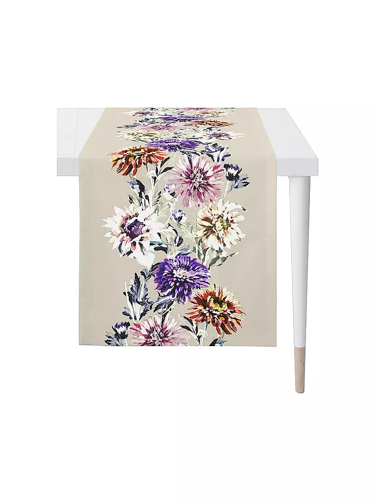 APELT | Tischläufer 140x48cm SEASON Blanco | Blanco