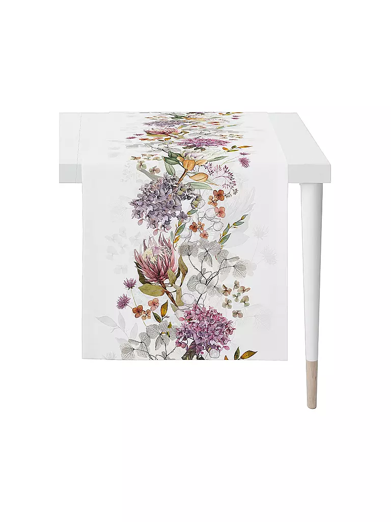 APELT | Tischläufer 140x48cm SEASON Weiss | Blanco