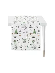 APELT | Camino de mesa navideño 140x48cm SEASON Blanco | Blanco