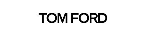 "TOM FORD" en negritas mayúsculas negras sobre un fondo blanco.