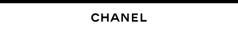 El logo de texto muestra la palabra "CHANEL" en letras mayúsculas negras sobre un fondo blanco con una fina línea negra encima.